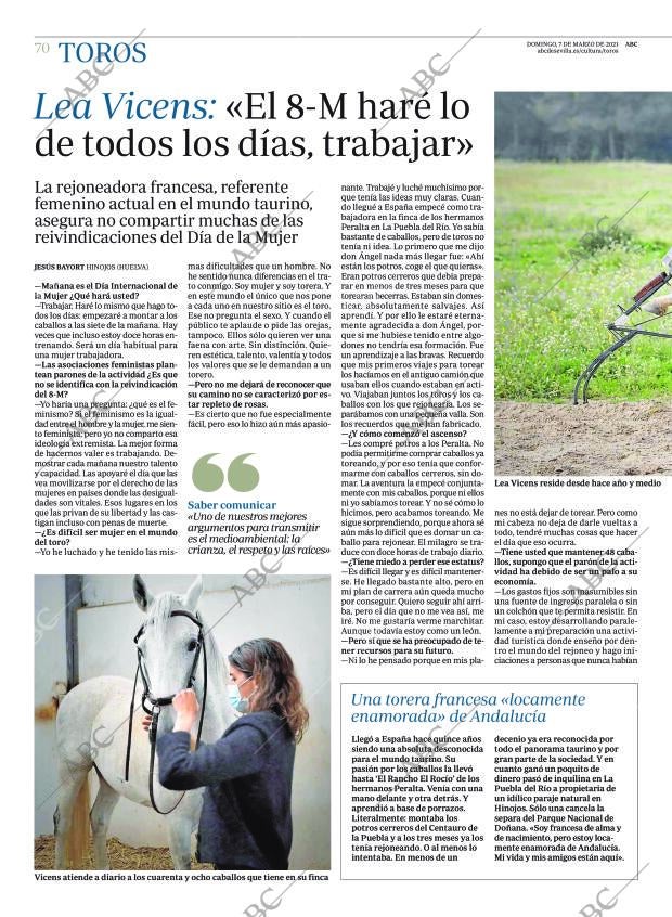 ABC SEVILLA 07-03-2021 página 70