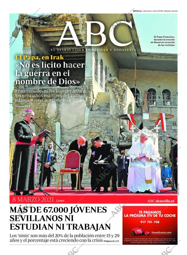 ABC SEVILLA 08-03-2021 página 1