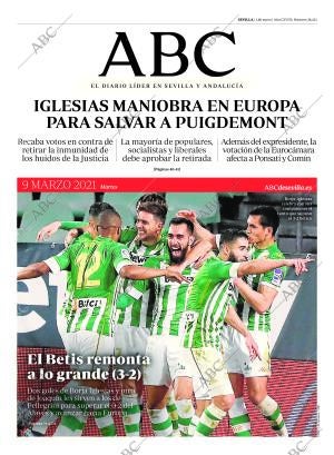 ABC SEVILLA 09-03-2021 página 1