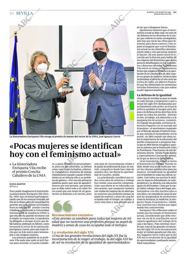 ABC SEVILLA 09-03-2021 página 20