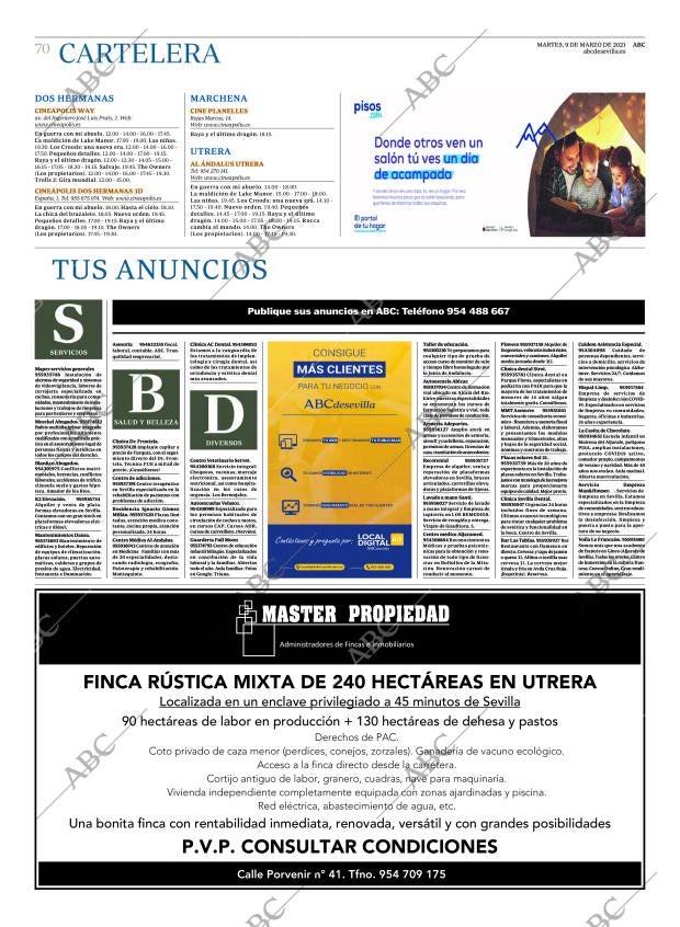 ABC SEVILLA 09-03-2021 página 70