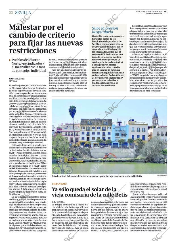 ABC SEVILLA 10-03-2021 página 22