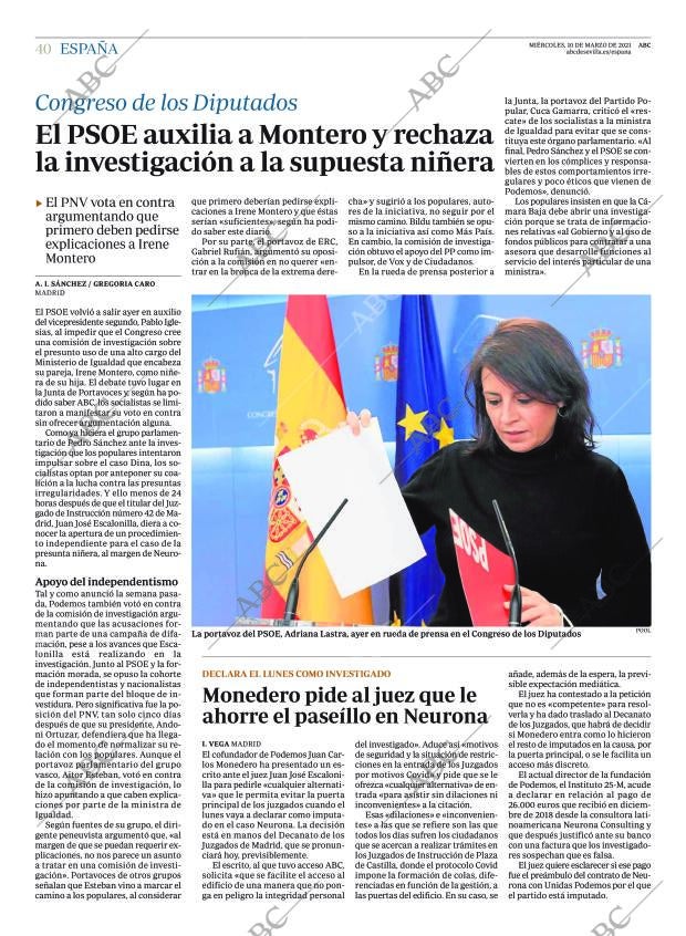ABC SEVILLA 10-03-2021 página 40