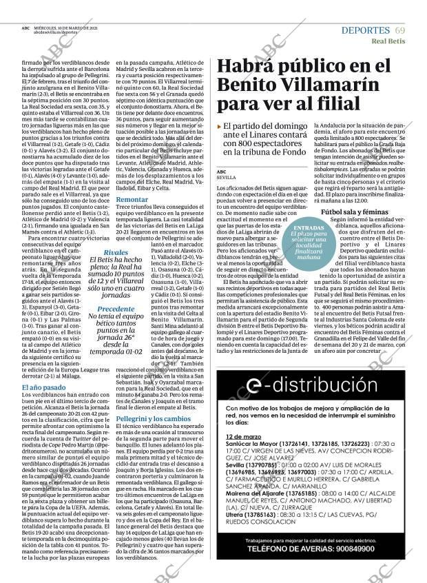 ABC SEVILLA 10-03-2021 página 69