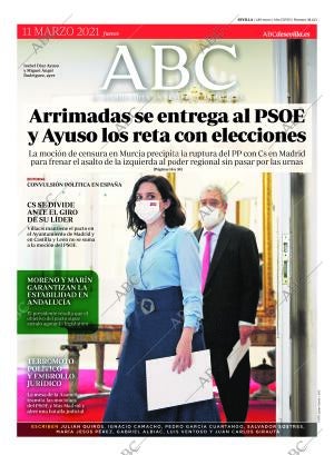 ABC SEVILLA 11-03-2021 página 1