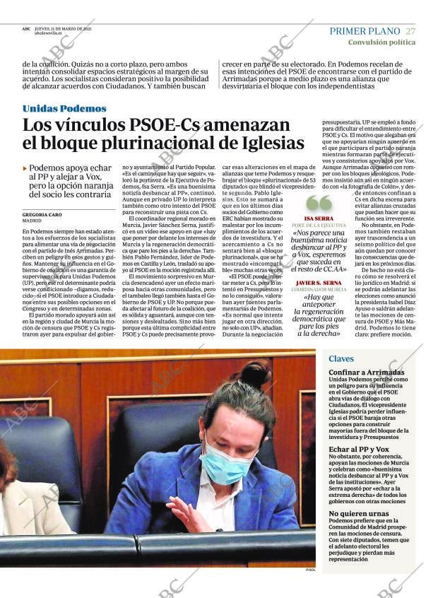 ABC SEVILLA 11-03-2021 página 27