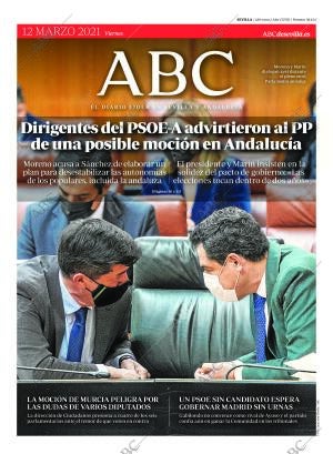 ABC SEVILLA 12-03-2021 página 1