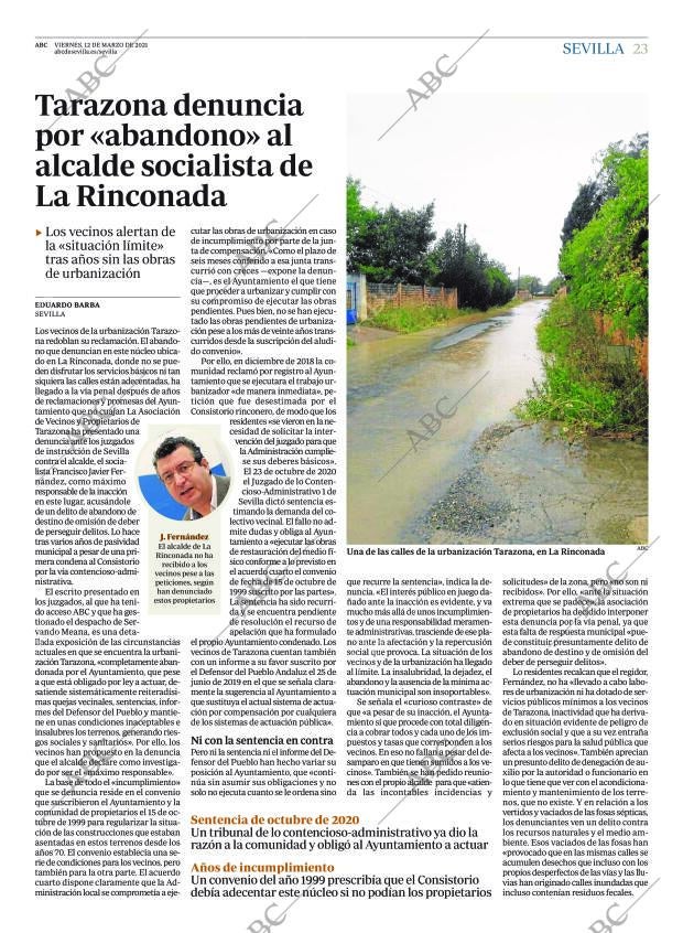 ABC SEVILLA 12-03-2021 página 23
