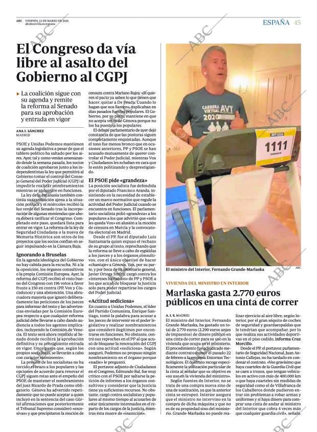 ABC SEVILLA 12-03-2021 página 45