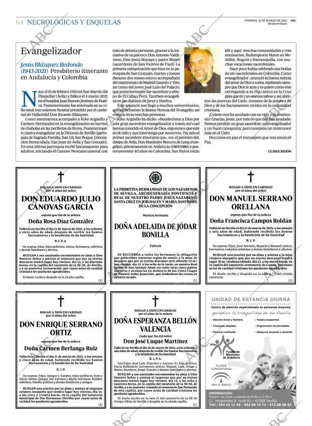 ABC SEVILLA 12-03-2021 página 64