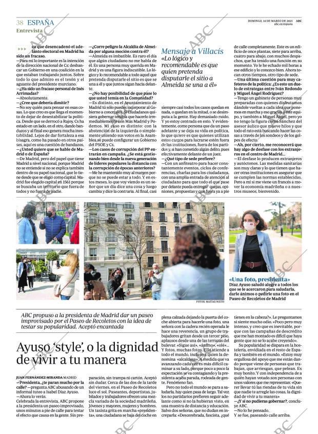 ABC CORDOBA 14-03-2021 página 38