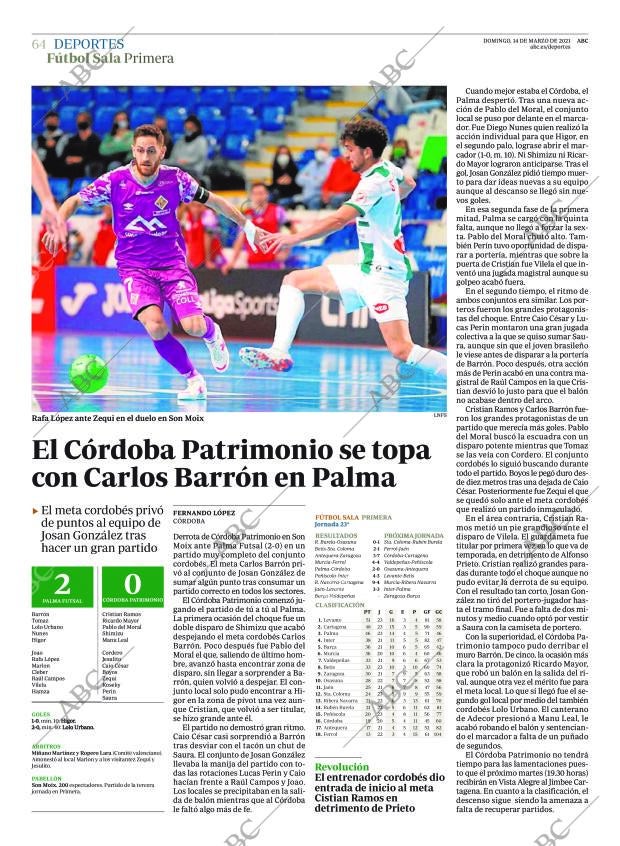 ABC CORDOBA 14-03-2021 página 64