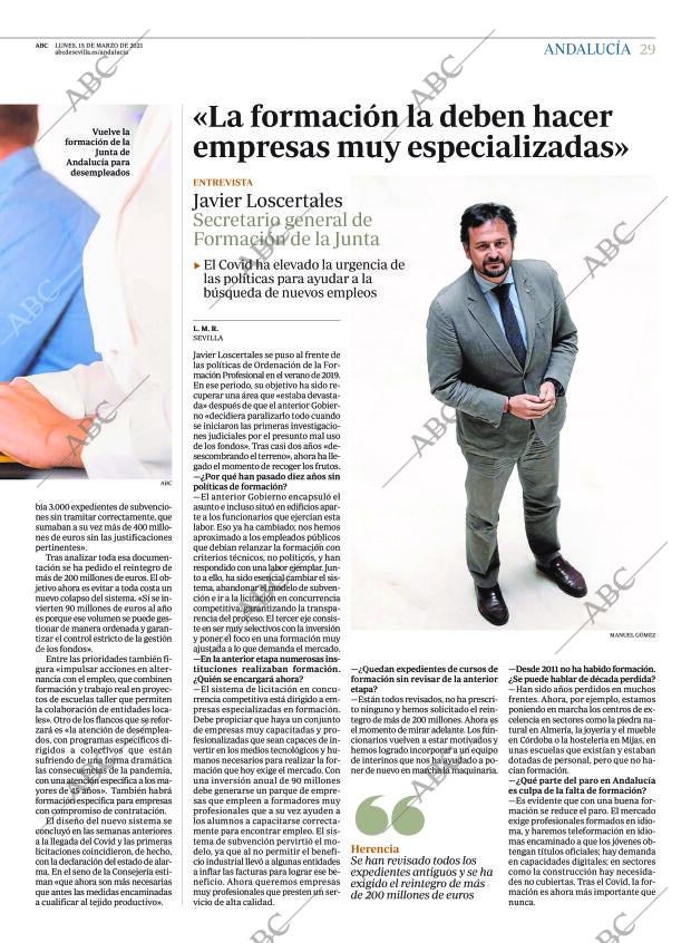 ABC SEVILLA 15-03-2021 página 29