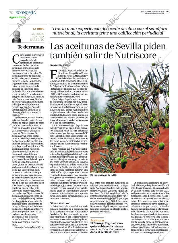 ABC SEVILLA 15-03-2021 página 70