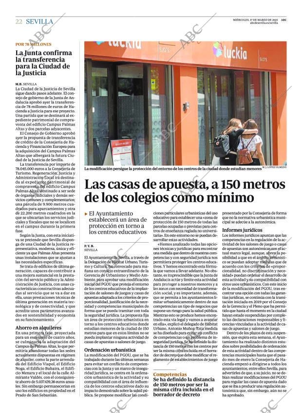 ABC SEVILLA 17-03-2021 página 22