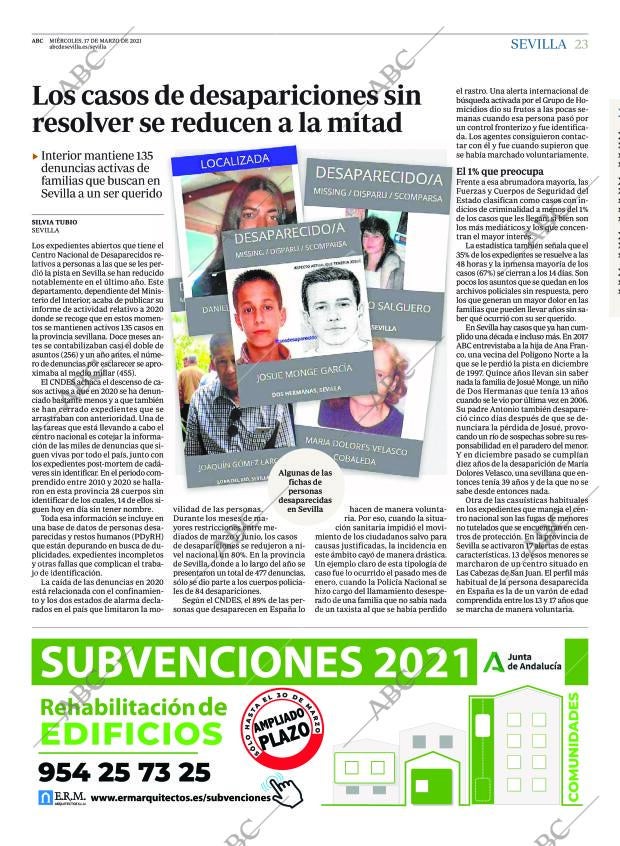 ABC SEVILLA 17-03-2021 página 23
