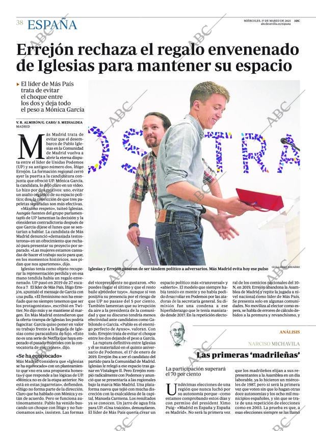 ABC SEVILLA 17-03-2021 página 38