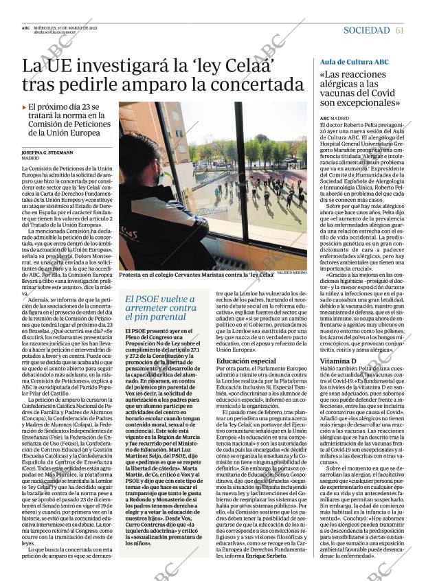 ABC SEVILLA 17-03-2021 página 61