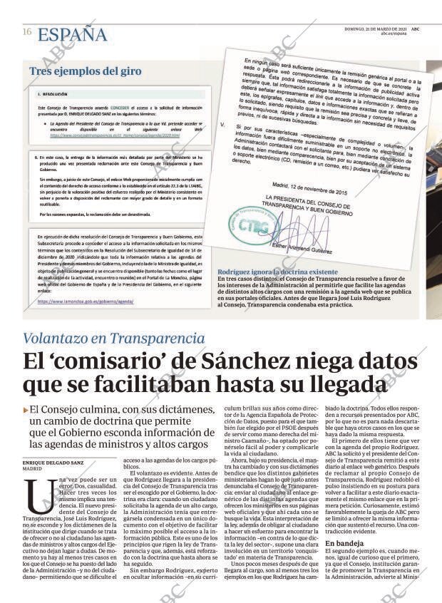 ABC MADRID 21-03-2021 página 16