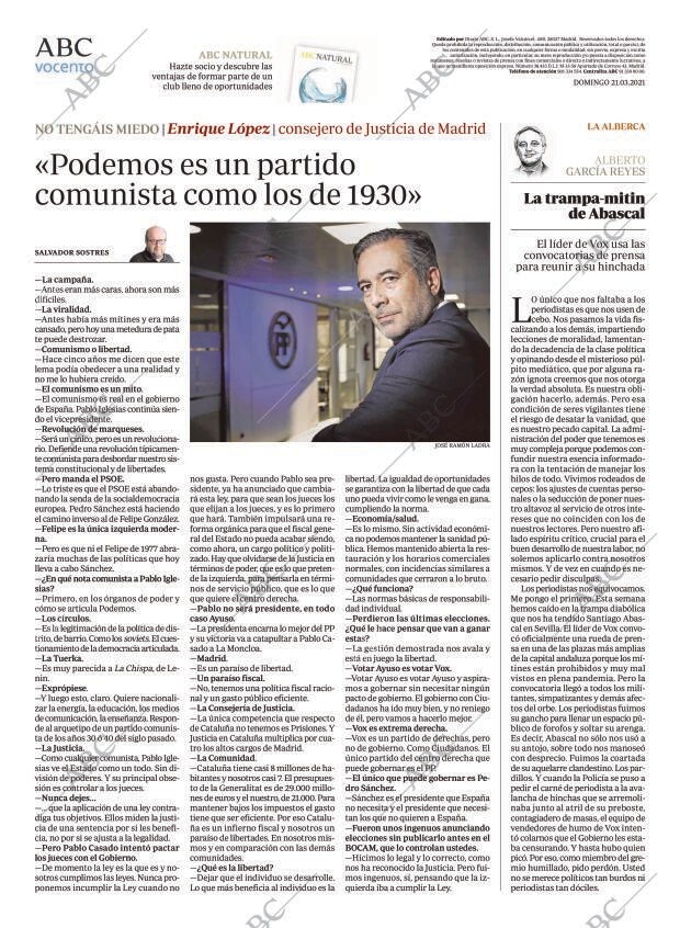ABC MADRID 21-03-2021 página 70
