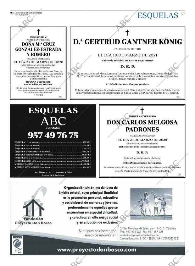ABC CORDOBA 23-03-2021 página 67