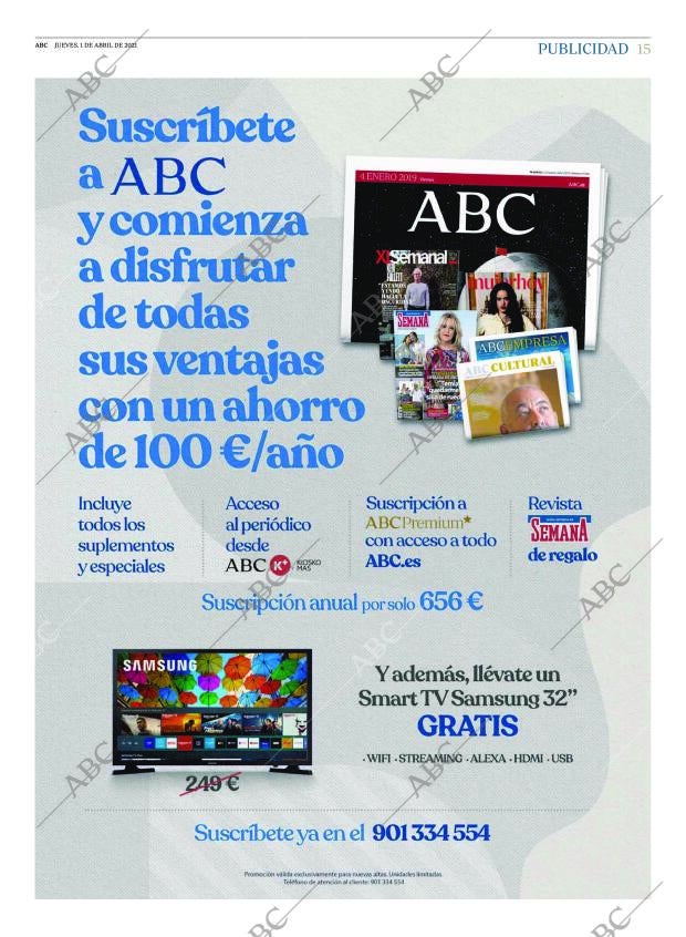 ABC MADRID 01-04-2021 página 15