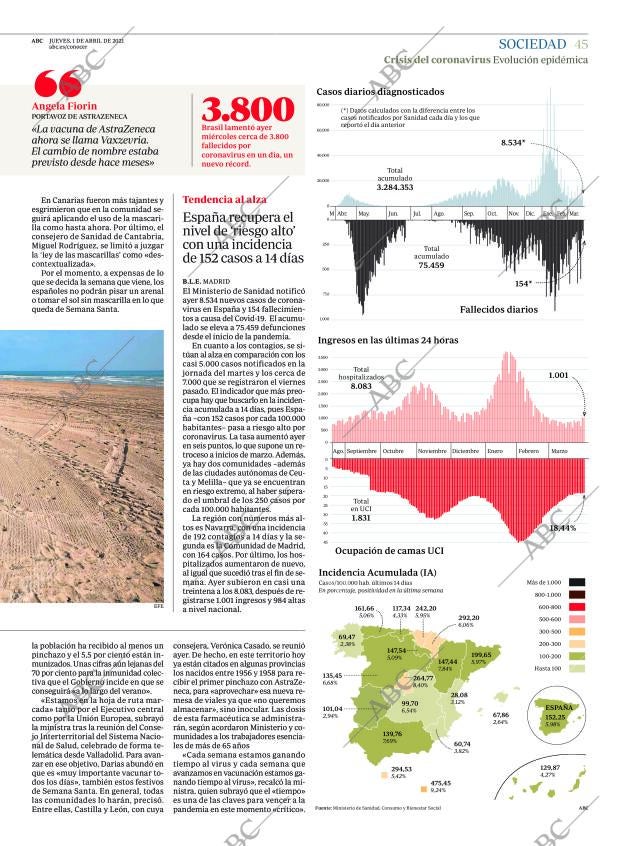 ABC MADRID 01-04-2021 página 45