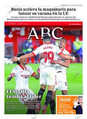 ABC SEVILLA 05-04-2021 página 1