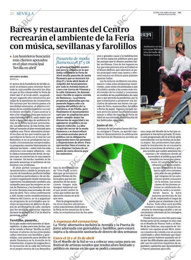 ABC SEVILLA 05-04-2021 página 20