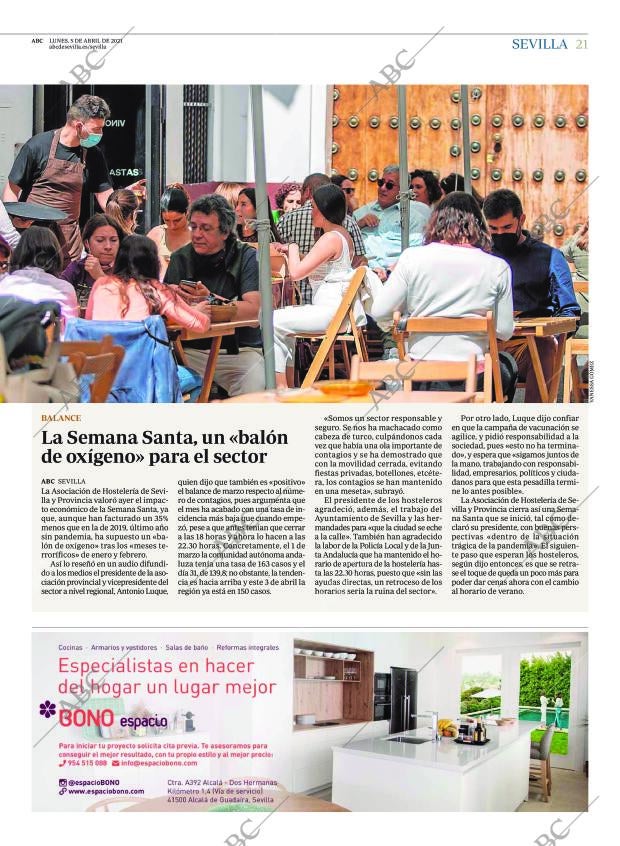 ABC SEVILLA 05-04-2021 página 21