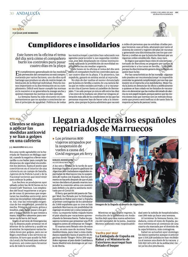 ABC SEVILLA 05-04-2021 página 30