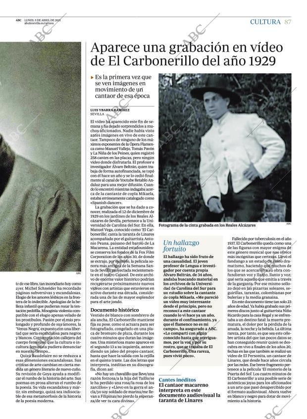 ABC SEVILLA 05-04-2021 página 87