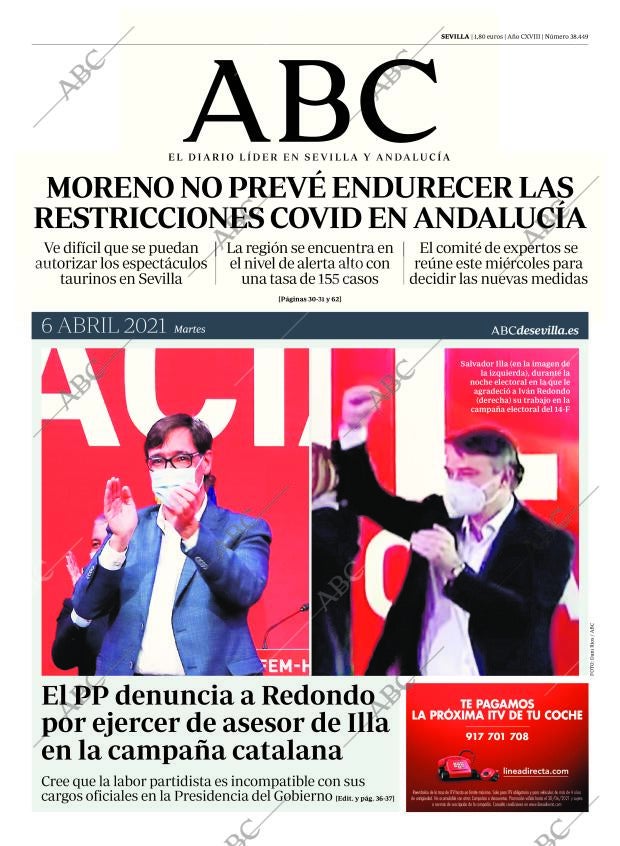 ABC SEVILLA 06-04-2021 página 1