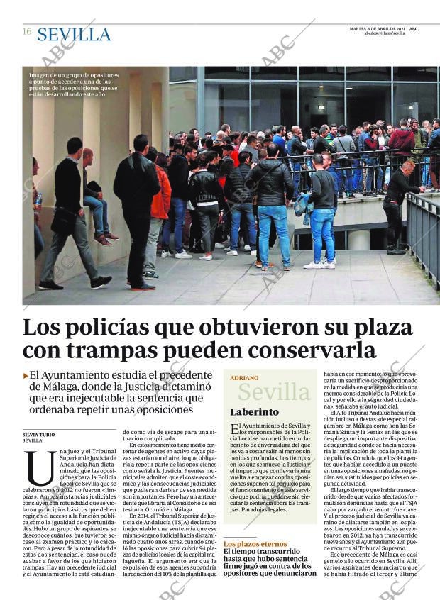 ABC SEVILLA 06-04-2021 página 16