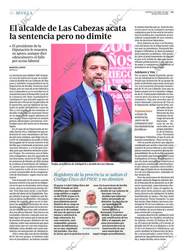 ABC SEVILLA 06-04-2021 página 20