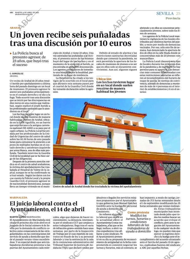 ABC SEVILLA 06-04-2021 página 25