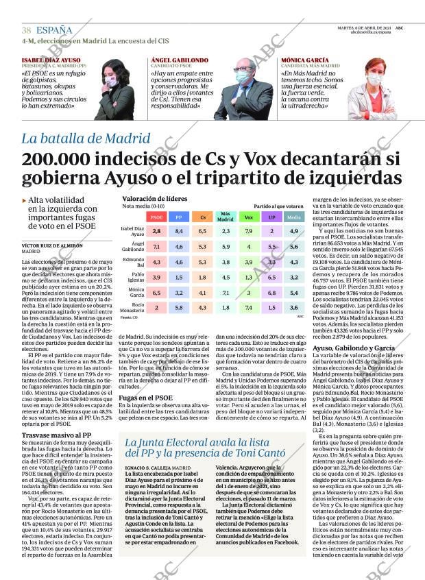 ABC SEVILLA 06-04-2021 página 38