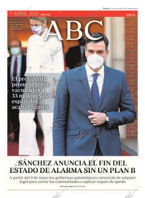 ABC MADRID 07-04-2021