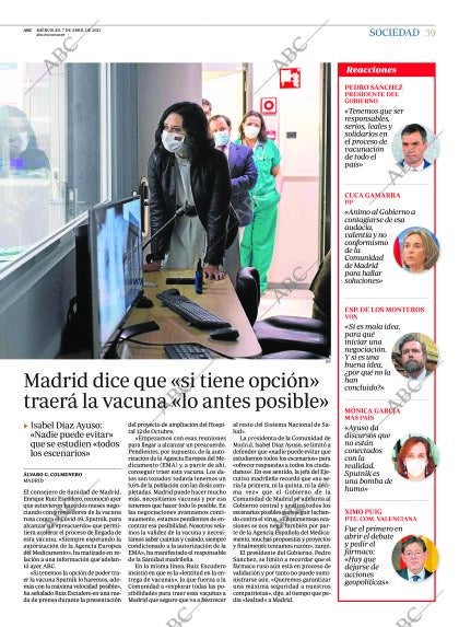 ABC MADRID 07-04-2021