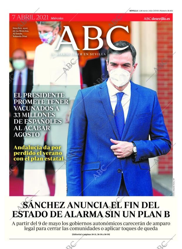 ABC SEVILLA 07-04-2021 página 1