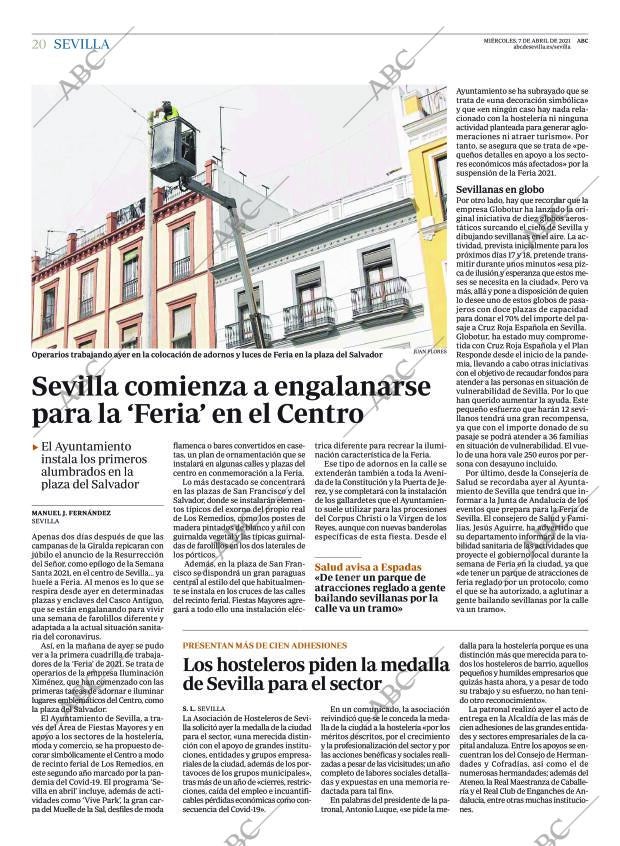 ABC SEVILLA 07-04-2021 página 20