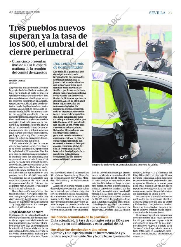 ABC SEVILLA 07-04-2021 página 23