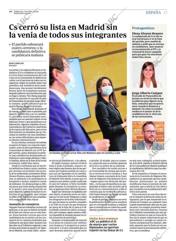 ABC SEVILLA 07-04-2021 página 43