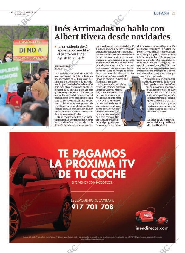 ABC MADRID 08-04-2021 página 21