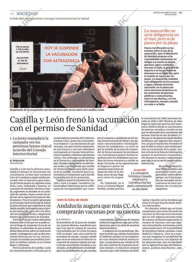 ABC MADRID 08-04-2021 página 44