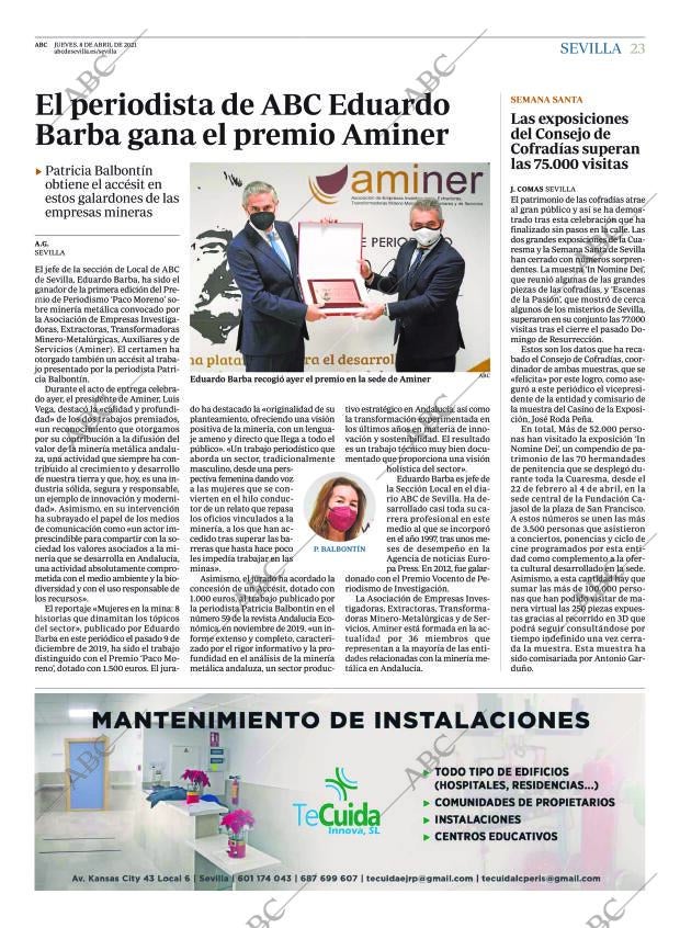 ABC SEVILLA 08-04-2021 página 23