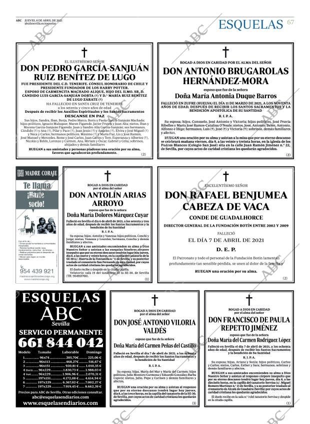 ABC SEVILLA 08-04-2021 página 67