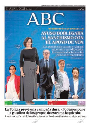 ABC MADRID 11-04-2021