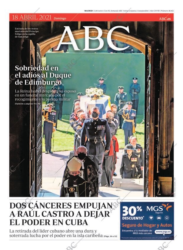 ABC MADRID 18-04-2021 página 1