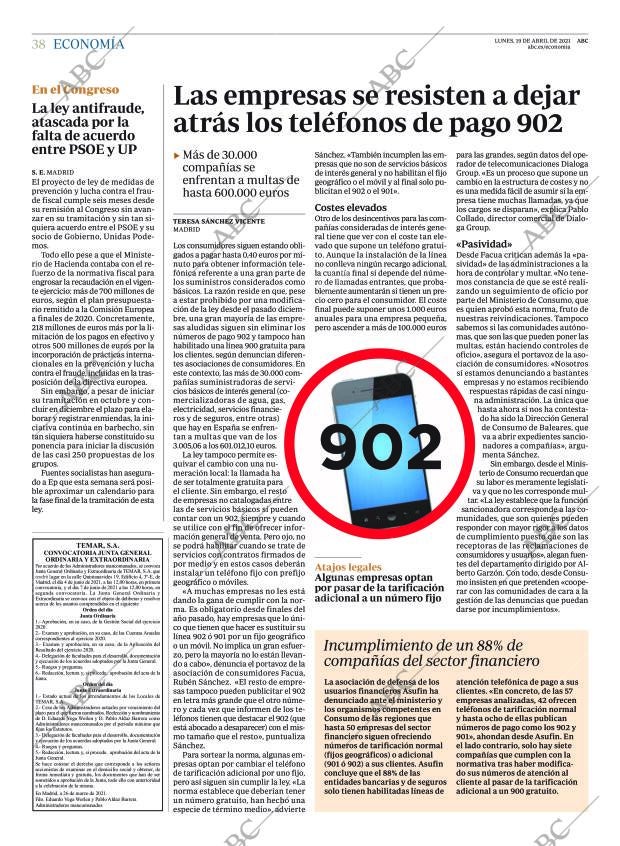 ABC MADRID 19-04-2021 página 38